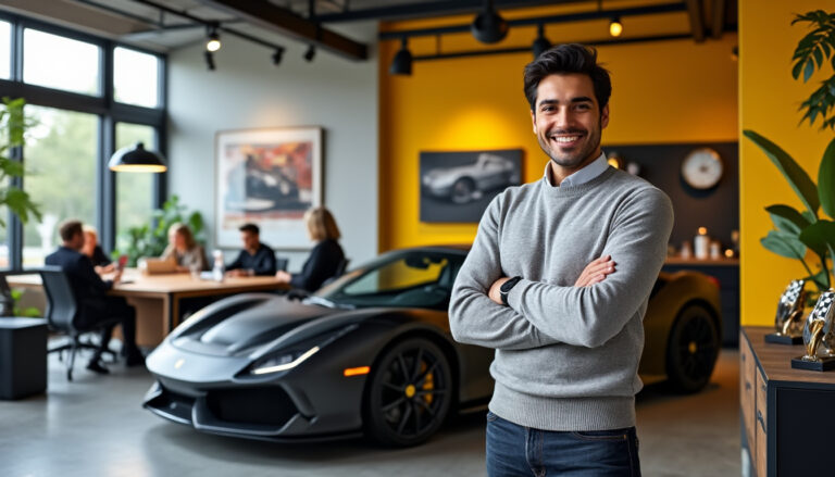 David Bacharyar, un entrepreneur dynamique et sponsor du Racing, ne cesse de multiplier les casquettes à Kilstett