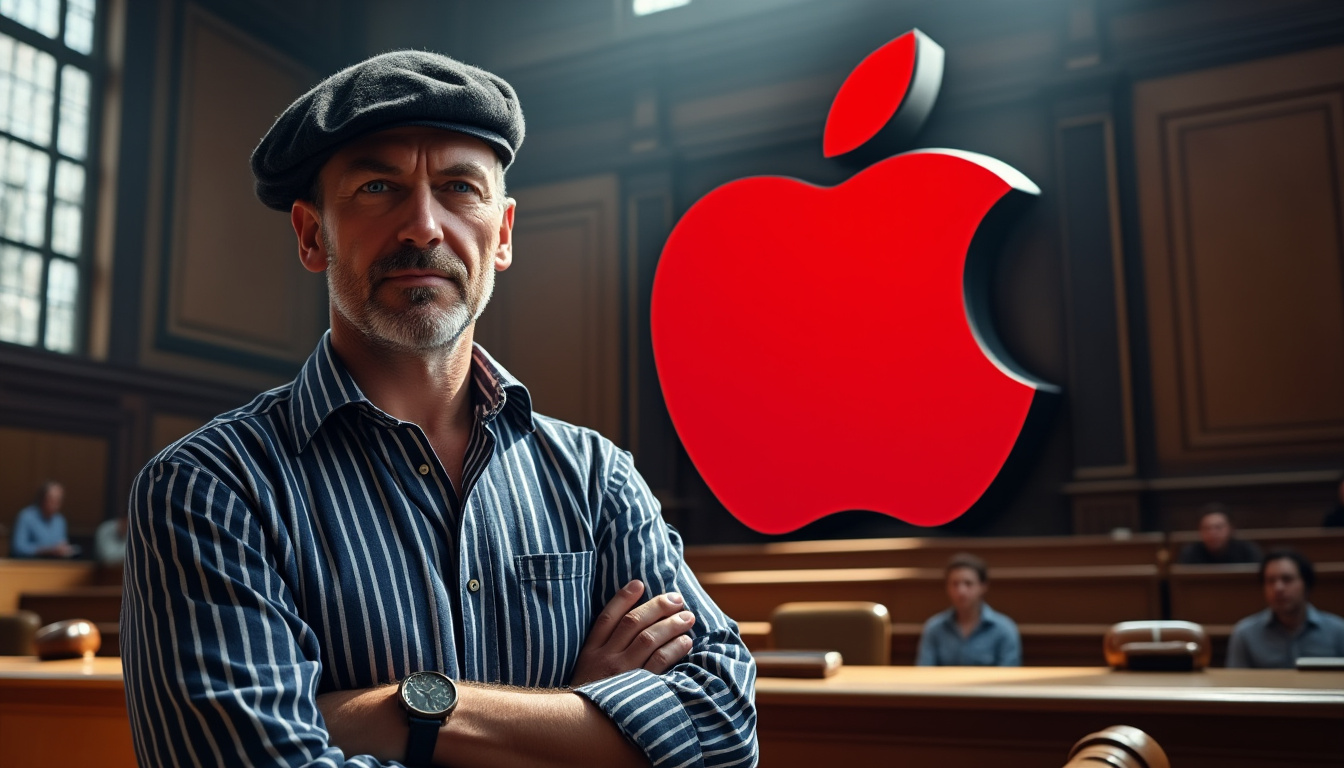 découvrez l'histoire inspirante d'un petit entrepreneur breton qui se bat contre un géant de la technologie, apple, afin de défendre ses droits. une lutte pour la justice et l'équité dans le monde des affaires.